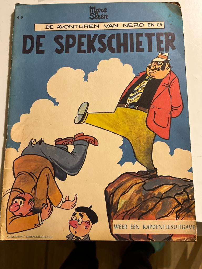 2 vintage Nero-strips – Marc Sleen – originele oude uitgaven, Boeken, Meerdere stripboeken, Ophalen, Gelezen