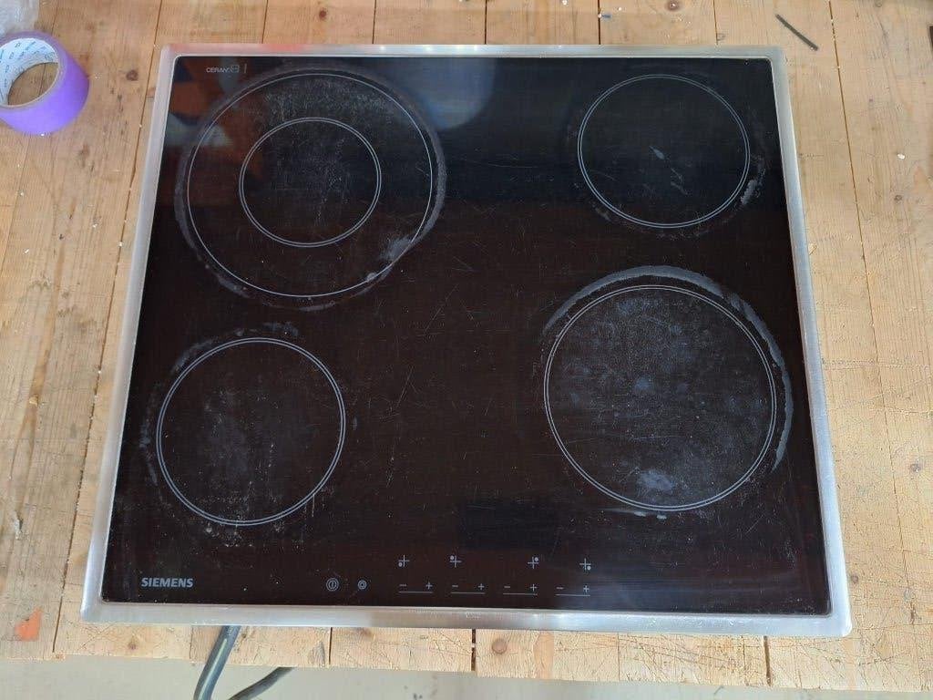 siemens elektrische kookplaat, Elektronische apparatuur, Kookplaten, Ophalen, 4 kookzones, Zo goed als nieuw, Inbouw