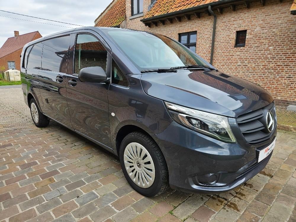 Mercedes-Benz Vito 116CDI L3 EXTR LANG AUTOMAAT 26653 EX BTW, Autos, Camionnettes & Utilitaires, Argent ou Gris, Achat, Euro 6