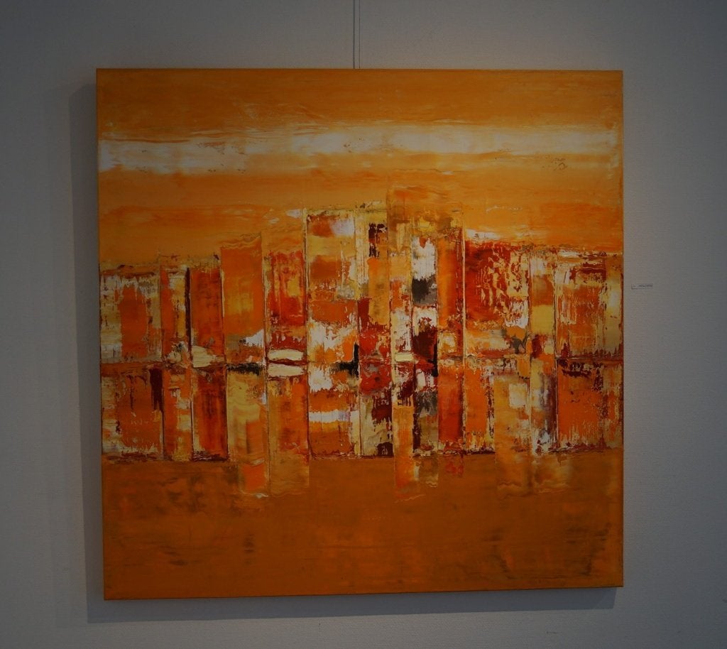 Modern schilderij, 115cm/115cm, Antiek en Kunst, Ophalen