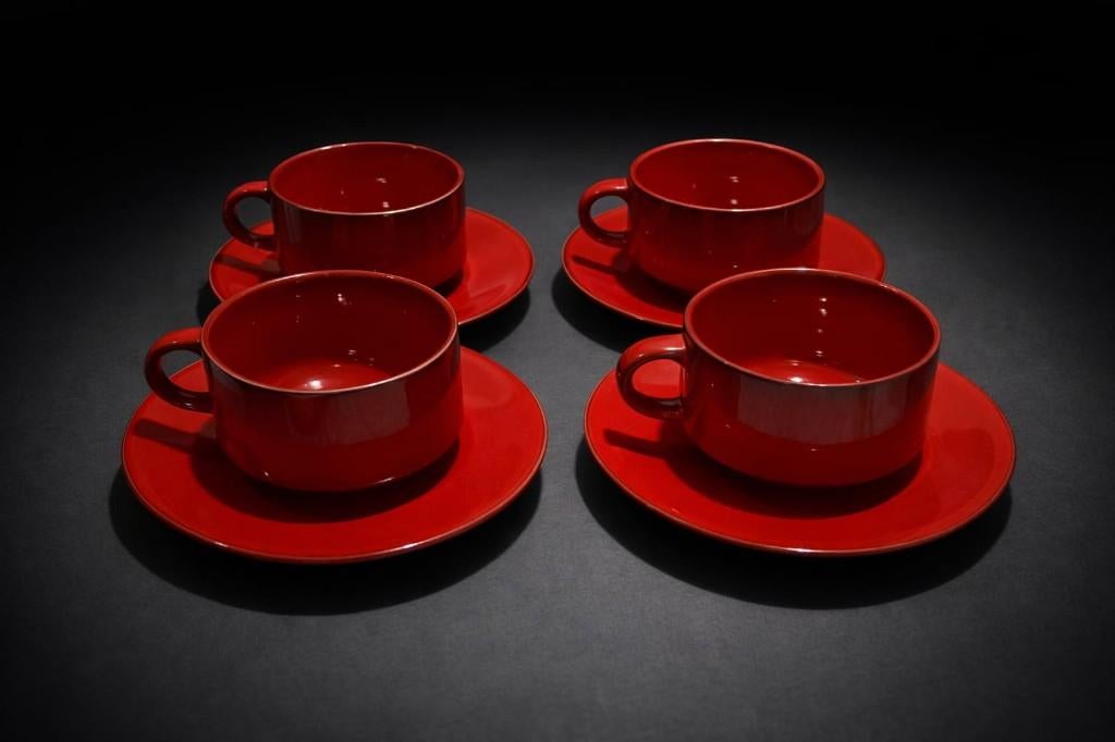 4 tasses et sous tasses Granada de Villeroy & Boch, Enlèvement ou Envoi
