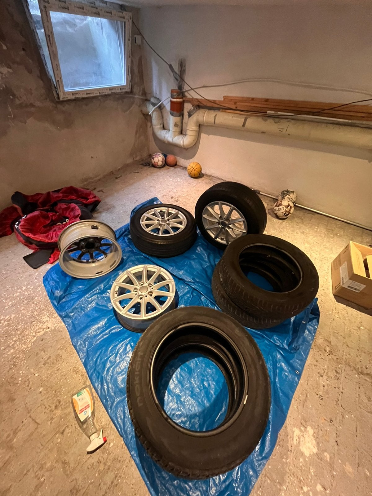 4x 16 inch bmw velgen met Nokian winterbanden, Enlèvement, Comme neuf
