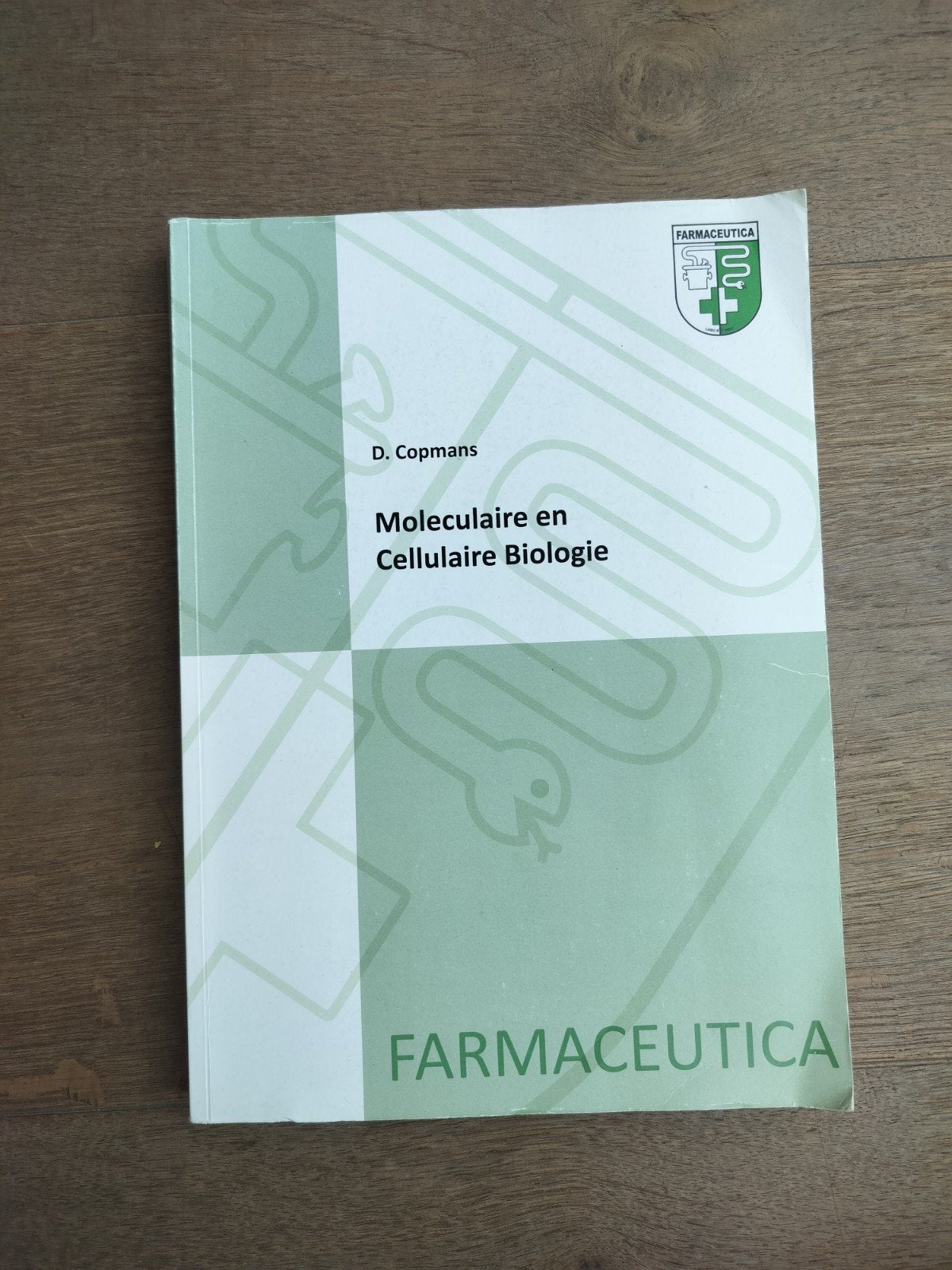 Moleculaire en Cellulaire biologie D.Copmans Farmaceutica, Ophalen of Verzenden, Zo goed als nieuw, Hoger Onderwijs, D. Copmans