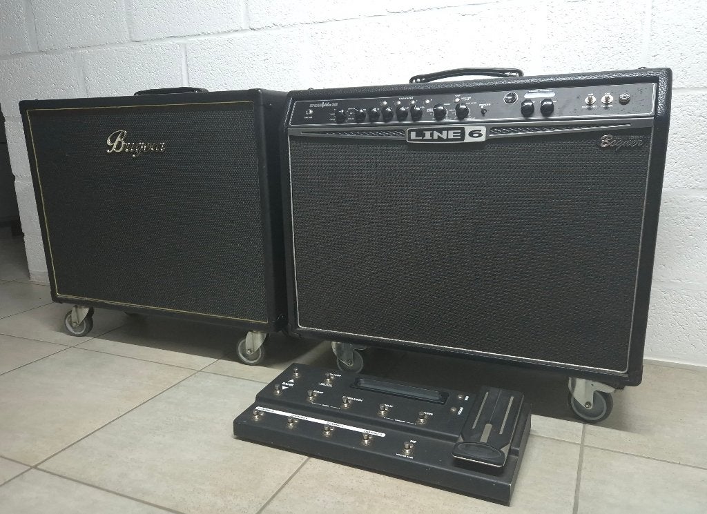 LINE6 SPIDER VALVE 212 + BUGERA 212 V-BK, Musique & Instruments, Amplis | Basse & Guitare, Enlèvement, Comme neuf, Guitare, 50 à 100 watts