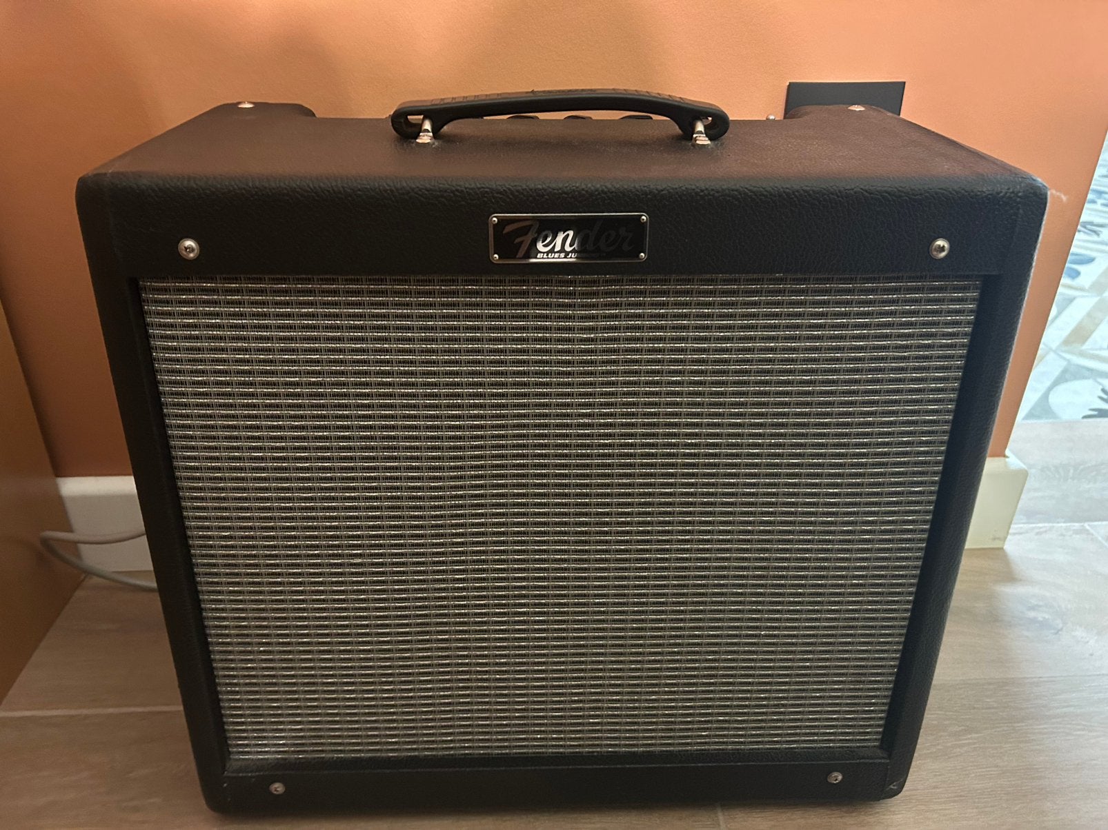 Fender blues junior 3 met Eminence Cannabis Rex speaker, Musique & Instruments, Enlèvement, Comme neuf