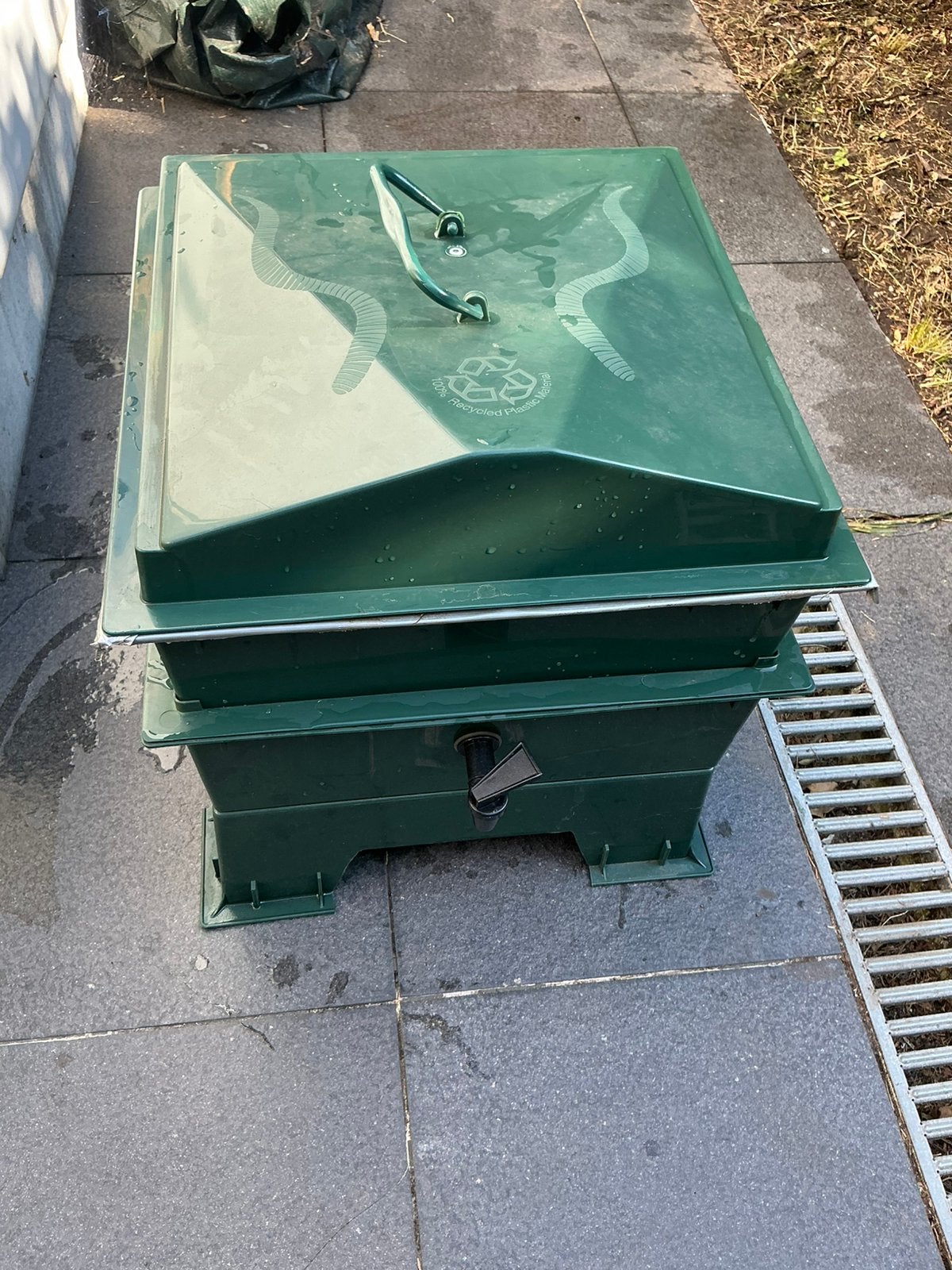 Wormenbak Tiger Wormery 3 laden incl. toebehoren, Ophalen, Gebruikt