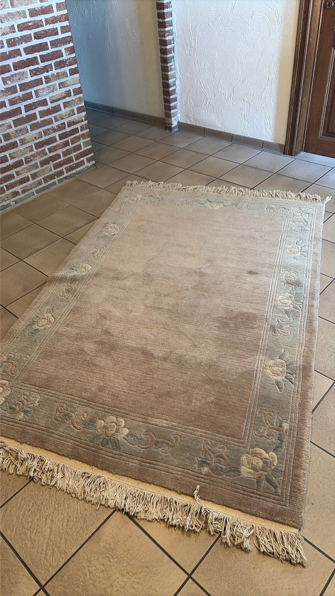 Mat, Huis en Inrichting, Ophalen, Gebruikt, 100 tot 150 cm, Roze