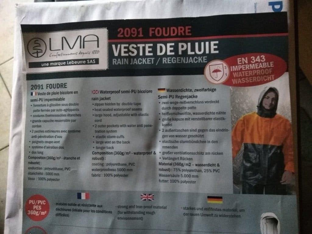 fiets/ werk regenjas, Ophalen, Heren, Nieuw, XL