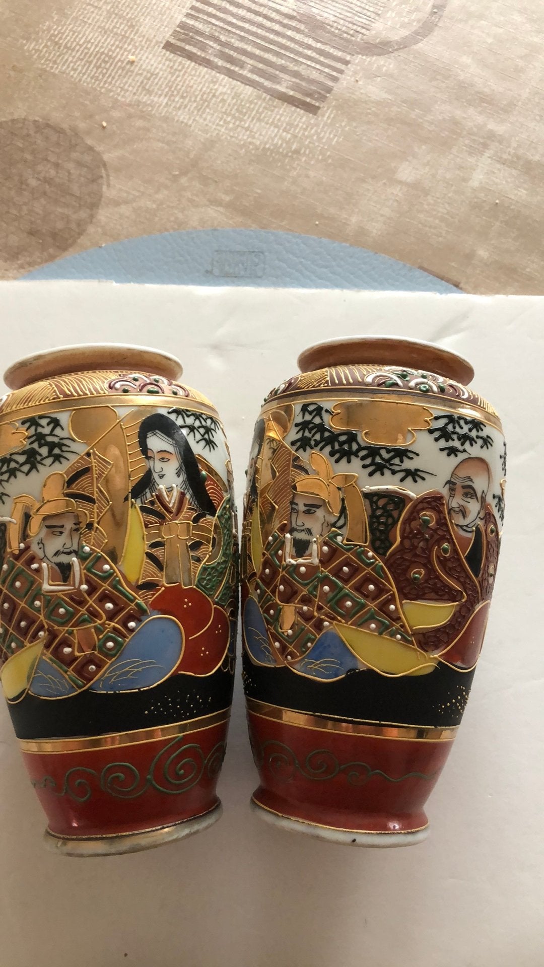 Antiek japanse satuma porseleinen, Ophalen of Verzenden