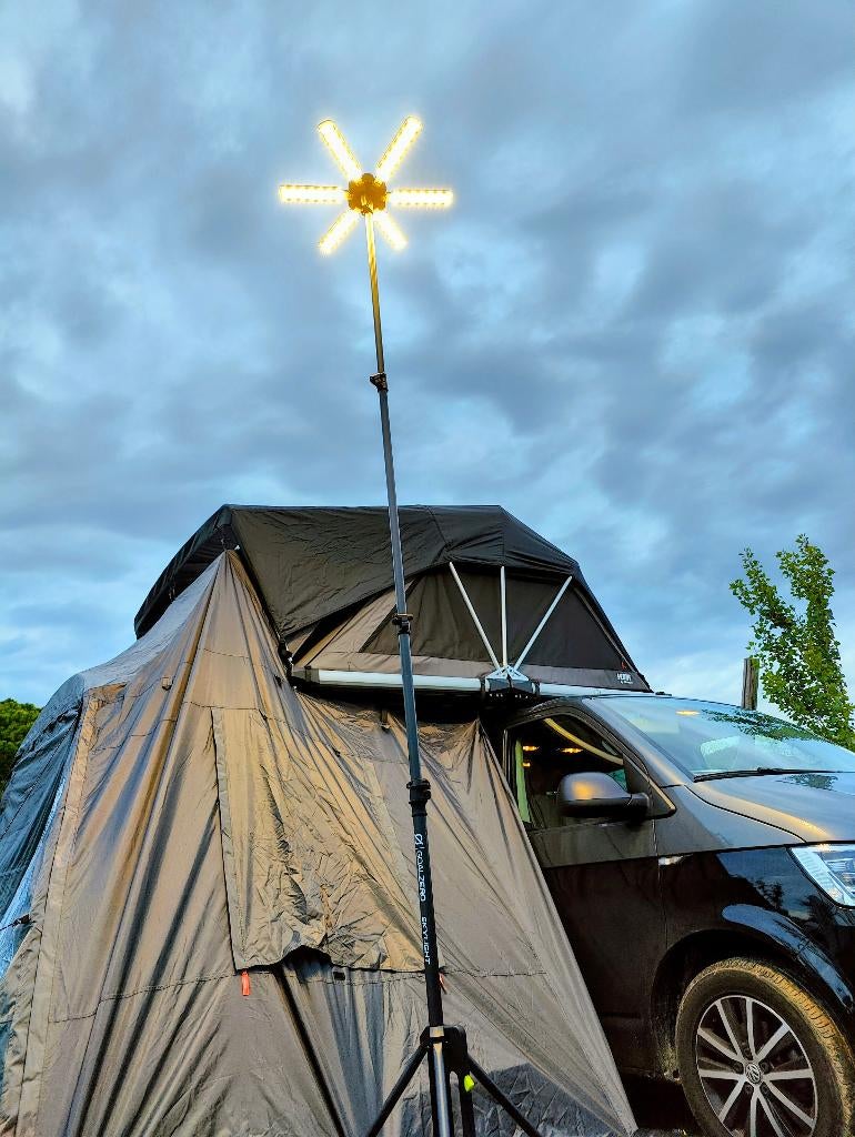 Daktent - Yuna Sheepee Family + voortent, Caravans en Kamperen, Tenten, Ophalen, Zo goed als nieuw, Tot en met 4