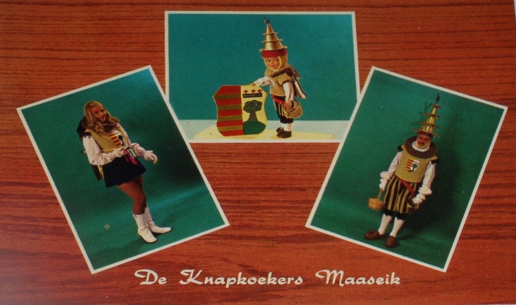 De Knapkoekers Maaseik, Verzamelen, Postkaarten | België, Ophalen of Verzenden, 1960 tot 1980, Ongelopen, Limburg