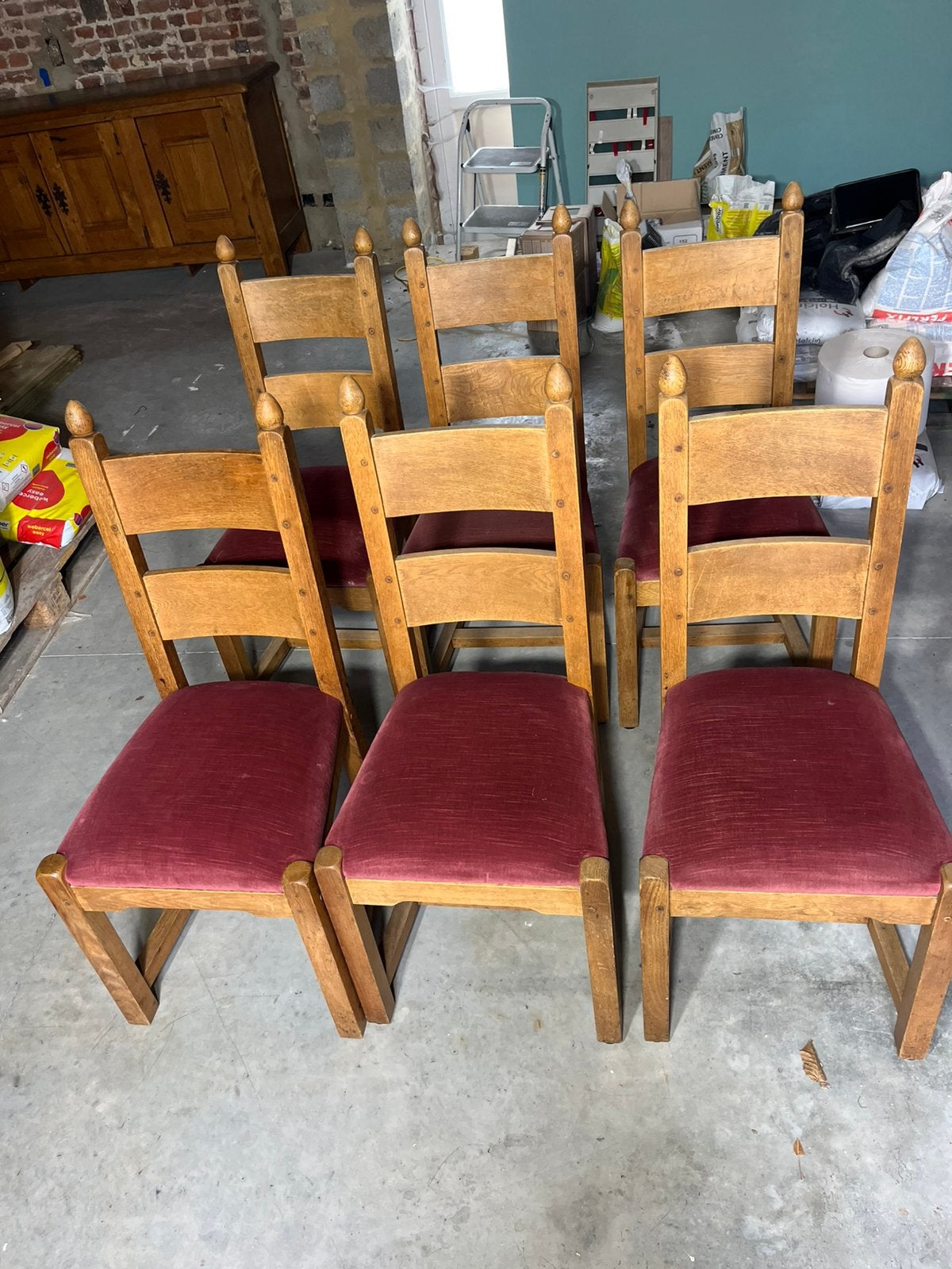 6 stoelen, Ophalen, Zo goed als nieuw