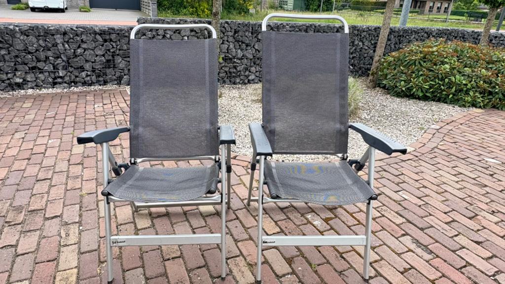 Opvouwbare tuinstoelen, Ophalen, Zo goed als nieuw