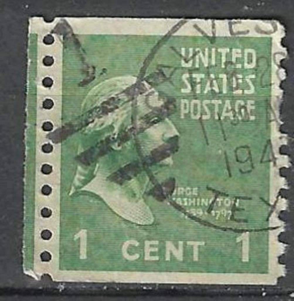 USA 1938 - Yvert 369aA - George Washington. (ST), Verzenden, Gestempeld