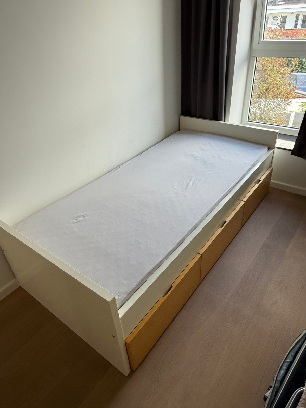 Bed gratis, Huis en Inrichting, Ophalen, Zo goed als nieuw, 200 cm, 90 cm