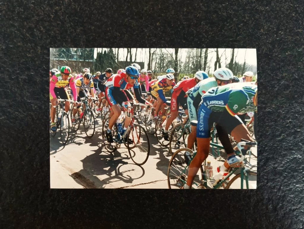 Foto Axel Merckx - CGER-ASLK-Merckx (1993), Ophalen of Verzenden, Nieuw, Poster, Plaatje of Sticker