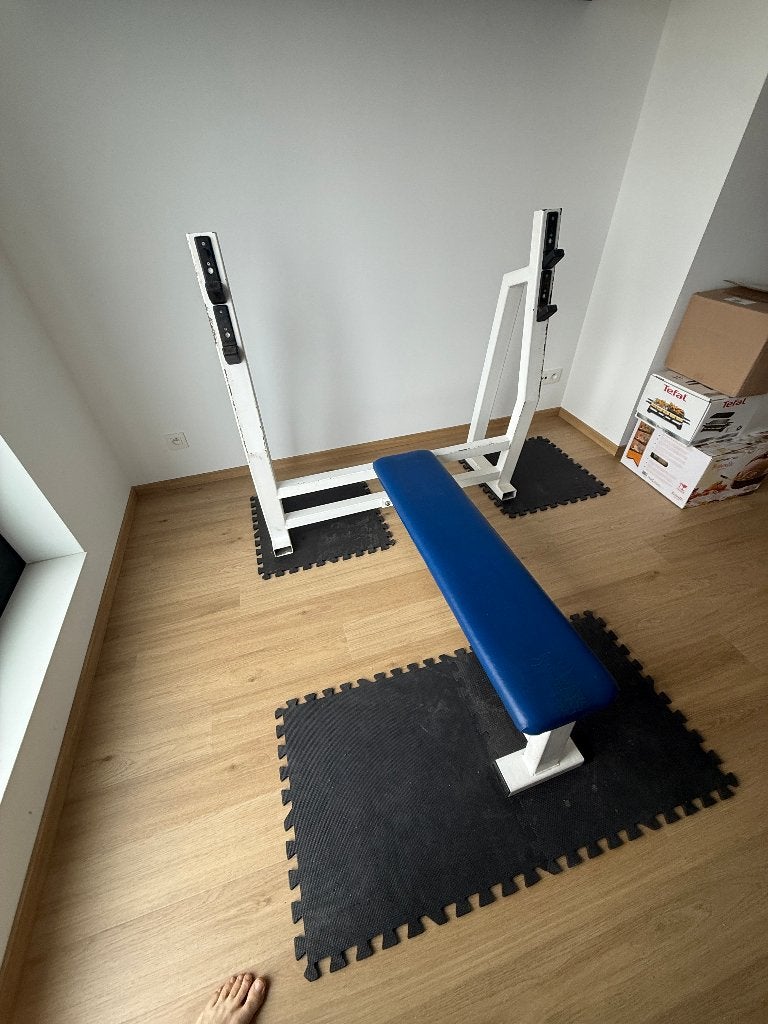 Stevige fitnessbank / borstbank – Technogym, Ophalen, Gebruikt, Borst, Fitnessbank