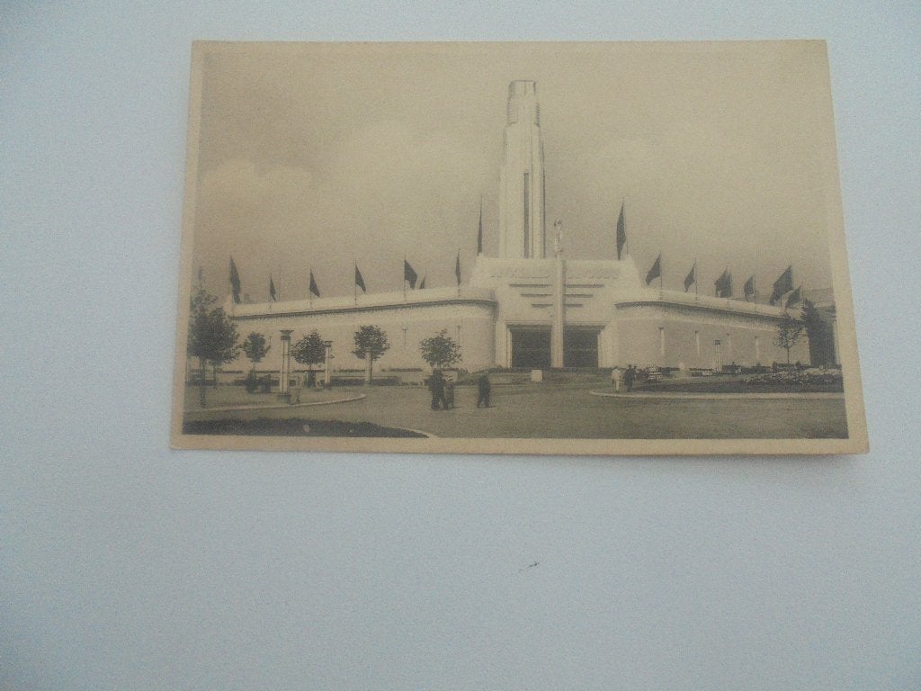 brussel expo 1935- masonite, Verzenden, 1920 tot 1940, Ongelopen, Henegouwen