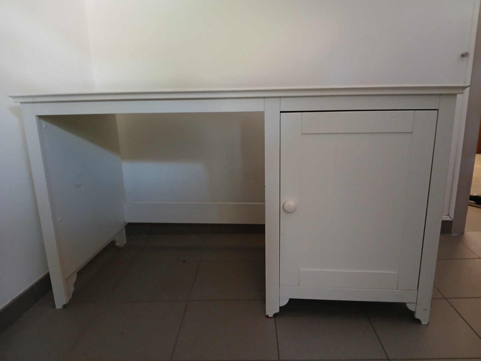 Bureau en bois, Classique, Enlèvement, Utilisé, Bureau-armoire combiné