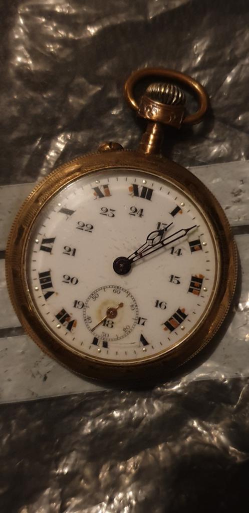 Prachtige Orsol/Moeris oude zakhorloge jaar 1920, Overige merken, Overige materialen, Zakhorloge, Verzenden