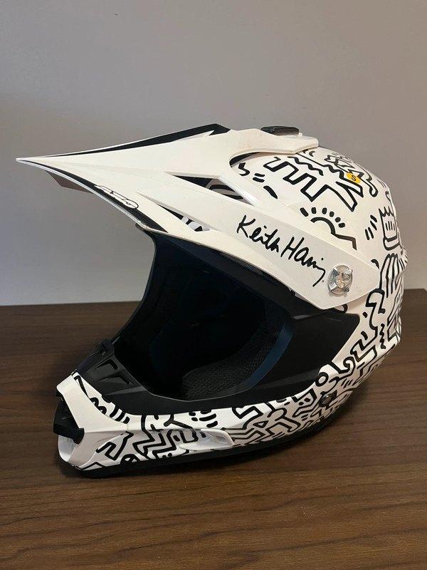 AXO CROSSHELM JUMP KEITH HARING MODEL ECE 22/05, Motoren, Kleding | Motorhelmen, Dames, Heren, Kinderen, Offroadhelm, S, Overige merken