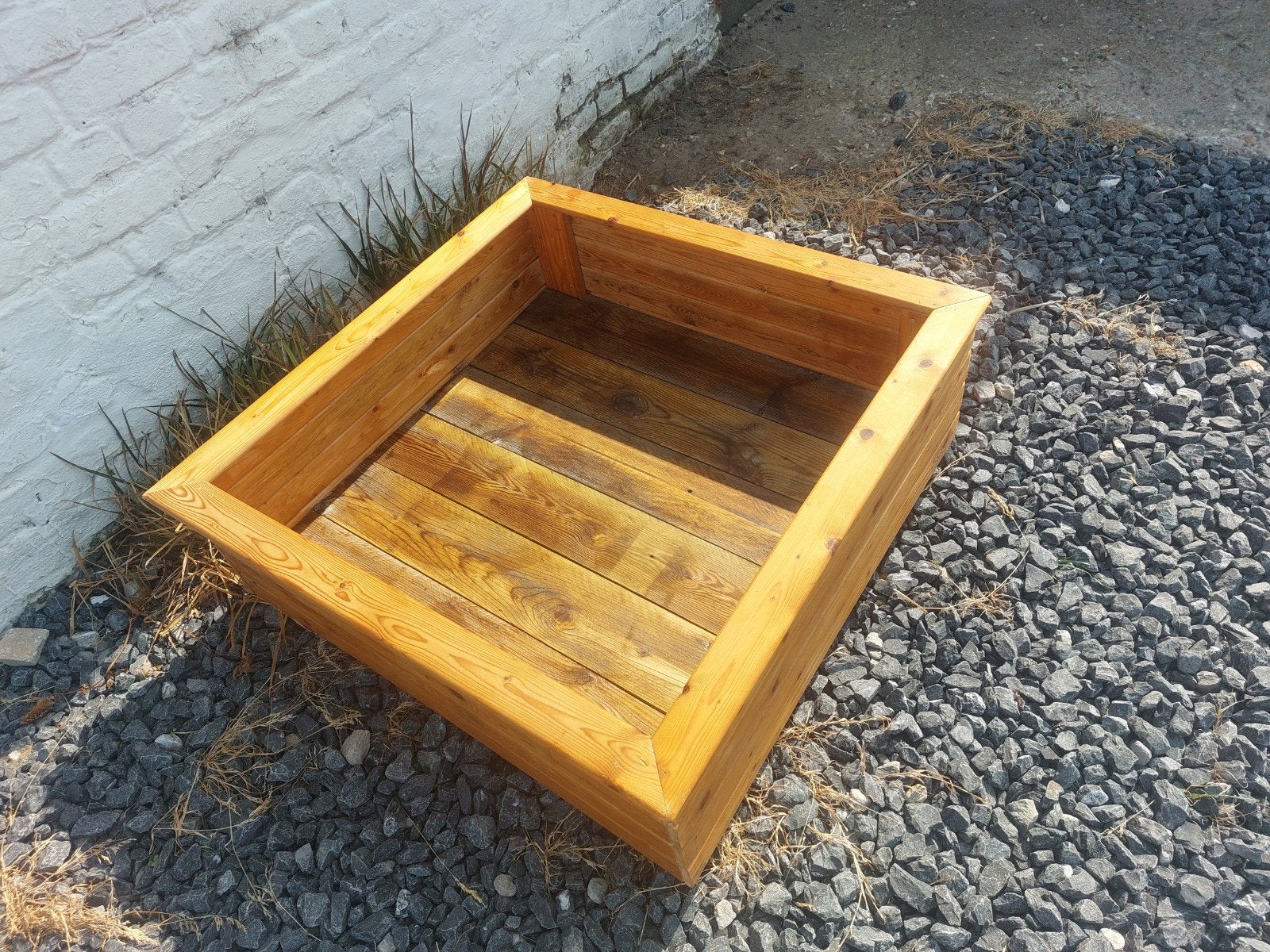 plantenbak vol hout, Ophalen, Hout