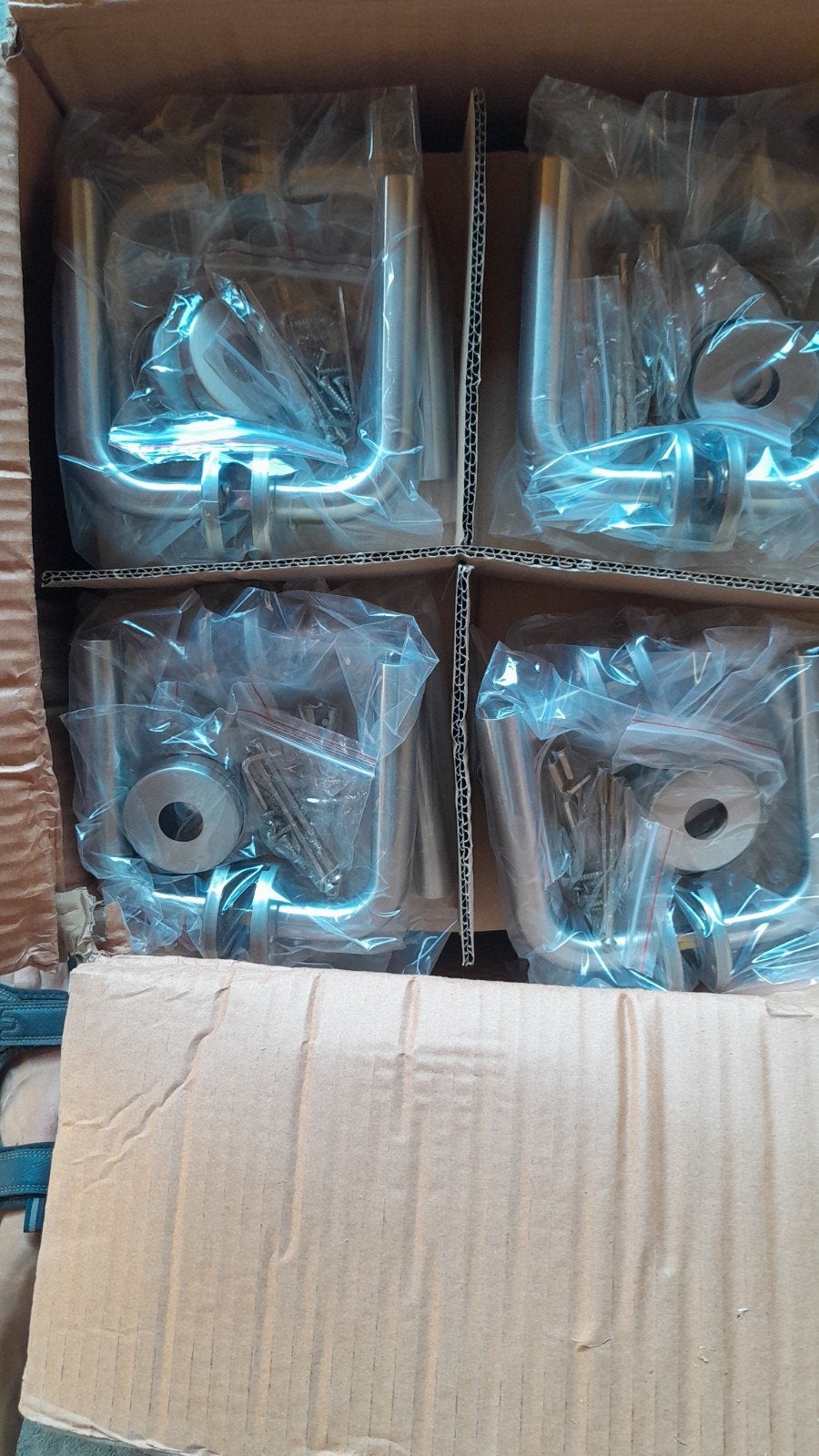 Nieuwe deurklinken Inox, Doe-het-zelf en Bouw, Ophalen, Inox
