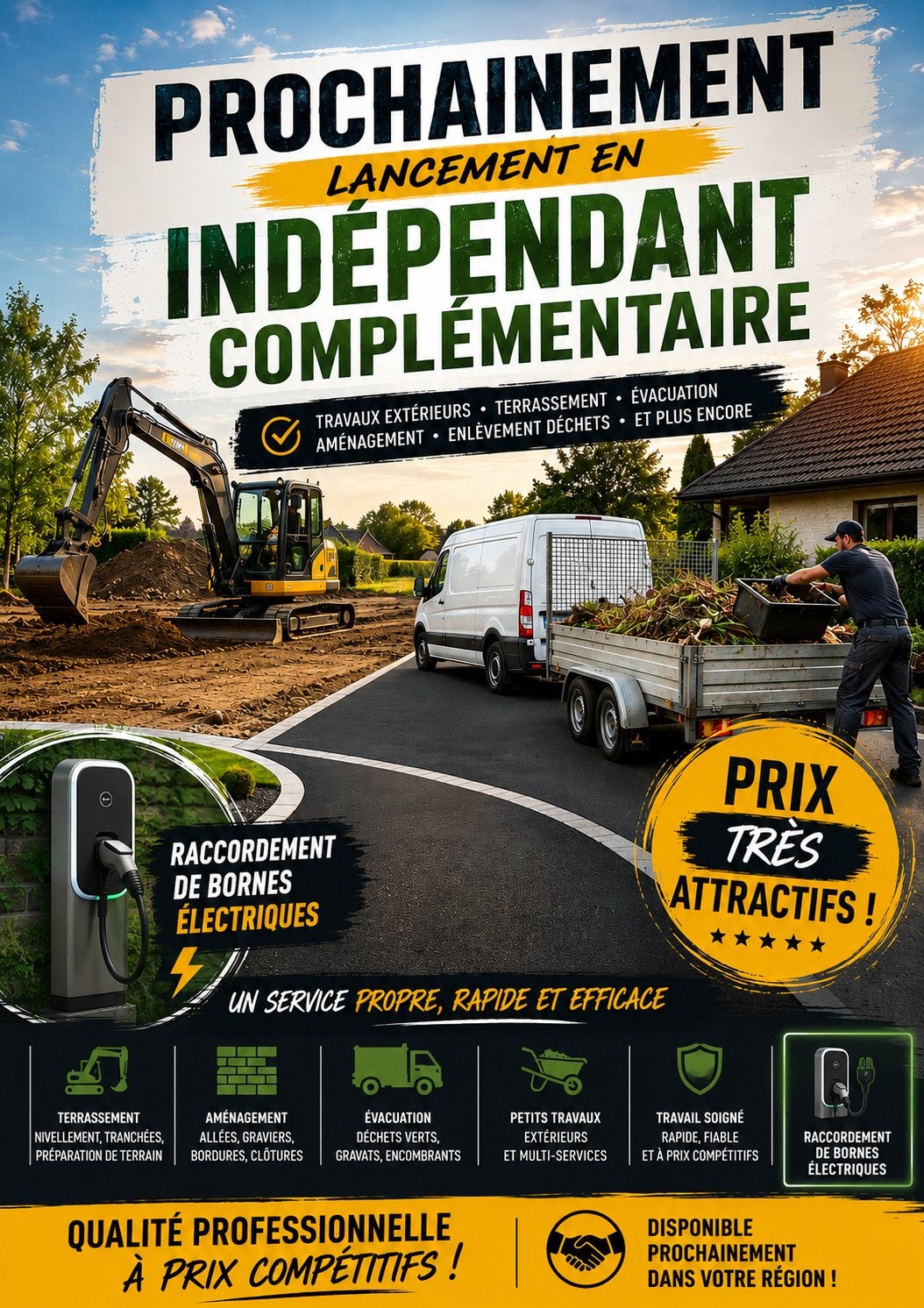 Nouveau dans votre  region petit indépendant