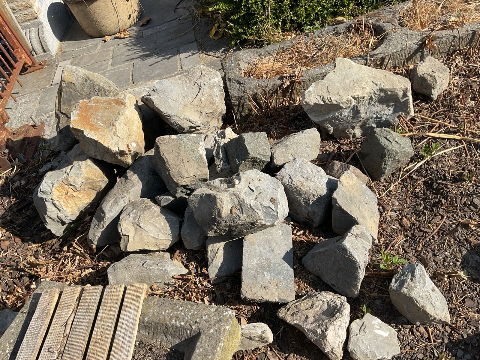 Rotskeien, Tuin en Terras, Ophalen, Overige materialen, Gebruikt, Kei