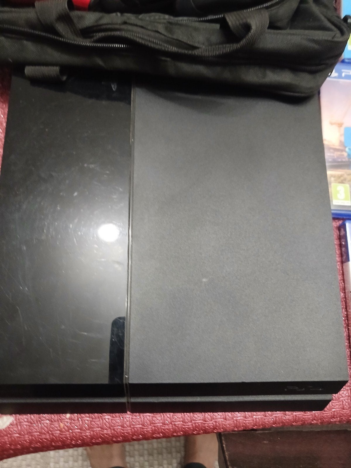 ps4 + tas + 4 controllers + 6 games, Ophalen