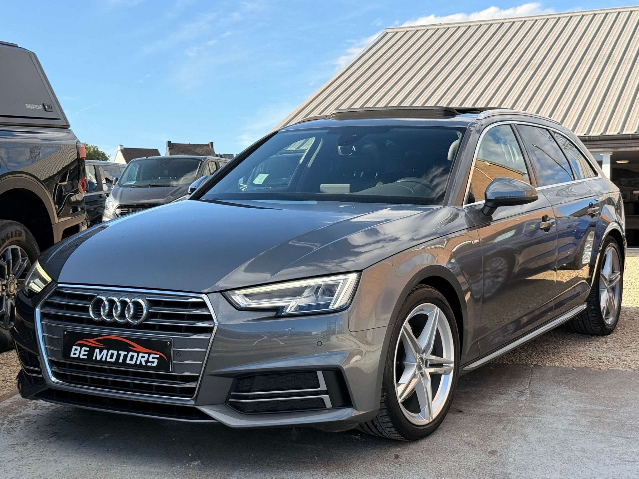 Audi A4 Avant 2.0 TDi S-LINE INT-EXT GPS PANO LED PDC ATT.RE, Autos, Argent ou Gris, Achat, 1968 cm³, Noir