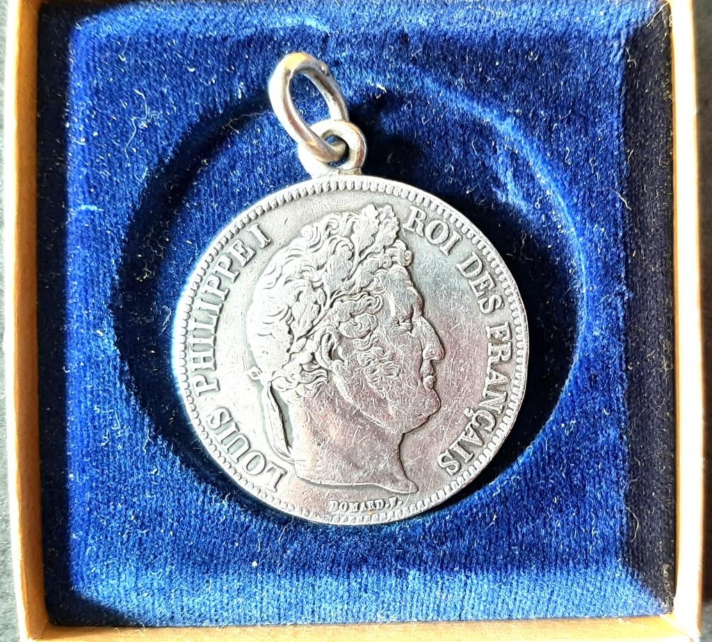 Te koop: Zilveren muntstuk van "Phillippe I roi des Français, Ophalen, Zilver