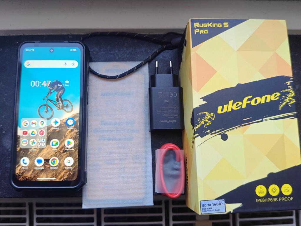 Rugking 5 Pro: robuust 20000mAh nachtzicht, Telecommunicatie, Mobiele telefoons | Overige merken, Nieuw, Ophalen of Verzenden