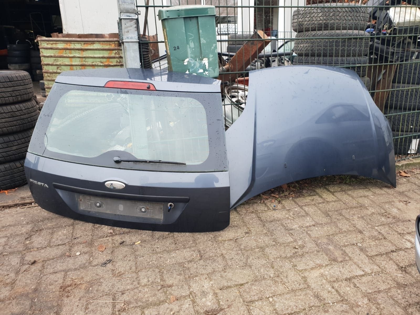 FORD FIESTA ACHTERKLEP +MOTORKAP BJ 2002 TOT 2008, Gebruikt, -, Ophalen of Verzenden, Achter
