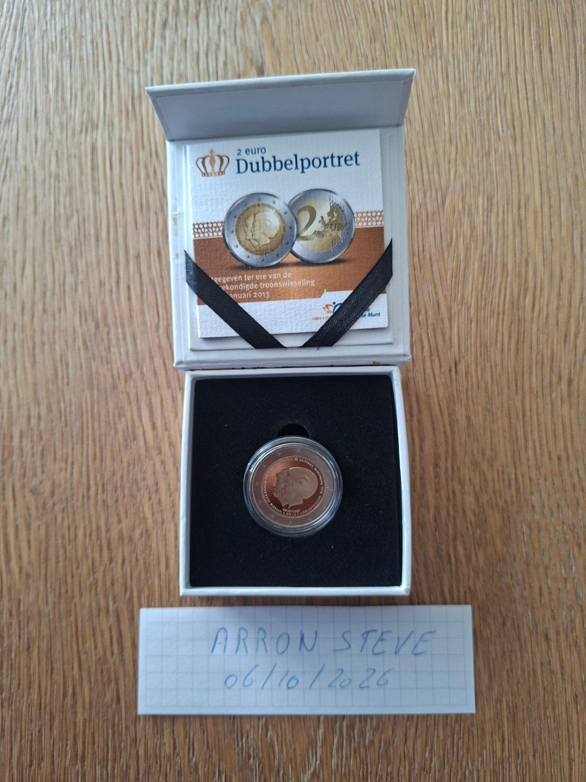 2€ 2013 Proof Netherlands, Timbres & Monnaies, Enlèvement ou Envoi, Autres pays, 2 euros, Monnaie en vrac