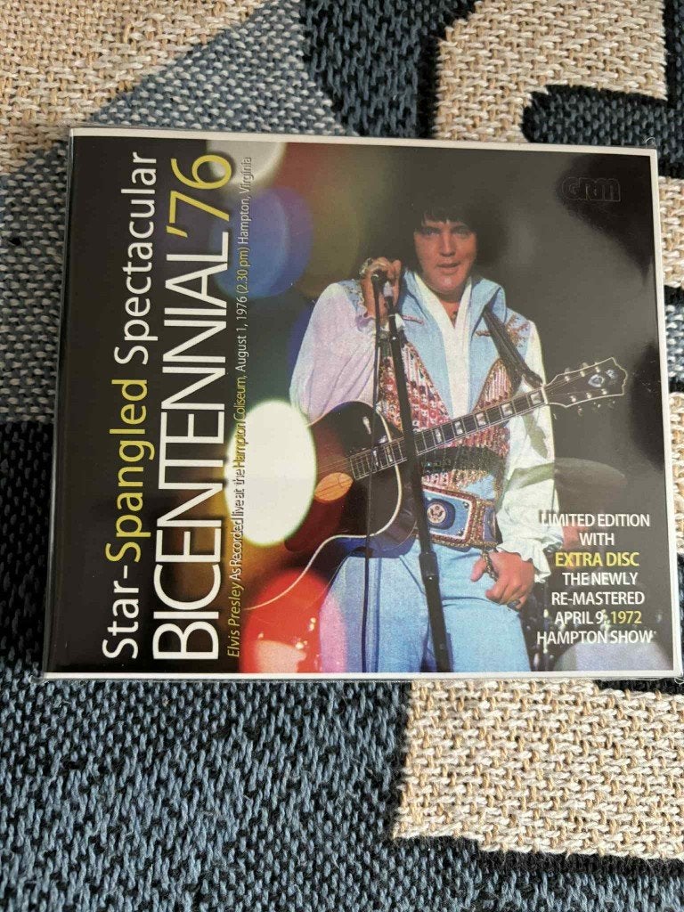 Elvis dubbele live bootleg cd, Star-spangled spectacular, Enlèvement ou Envoi, Rock 'n' roll, Comme neuf, Coffret