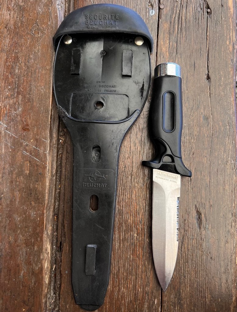 Couteau de plongée Technisub, Enlèvement ou Envoi, Utilisé, Autres types