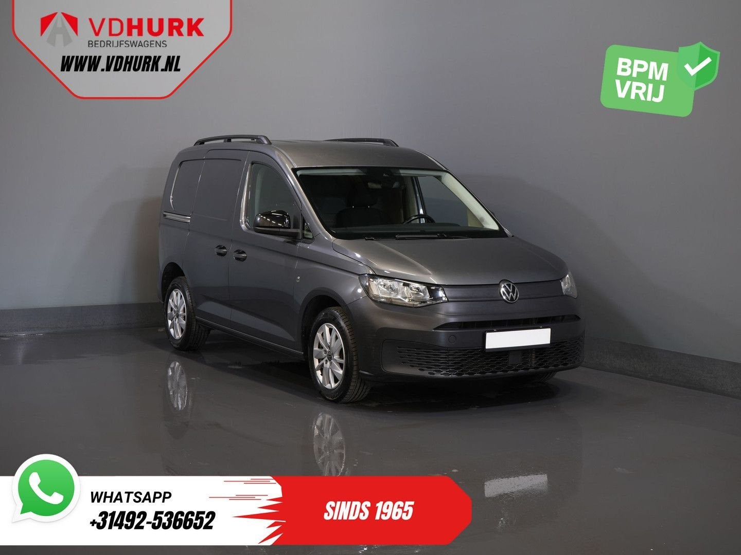 Volkswagen Caddy Cargo 2.0 TDI 125 pk DSG Aut. Standkachel/, Auto's, Automaat, Bedrijf, Diesel, Parkeersensor