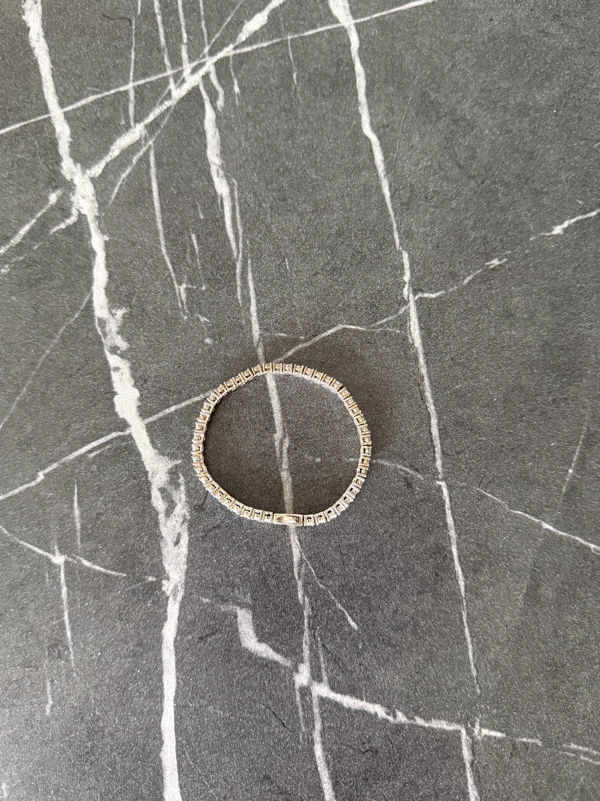Klassieke tennisarmband, Ophalen of Verzenden, Nieuw, Zilver
