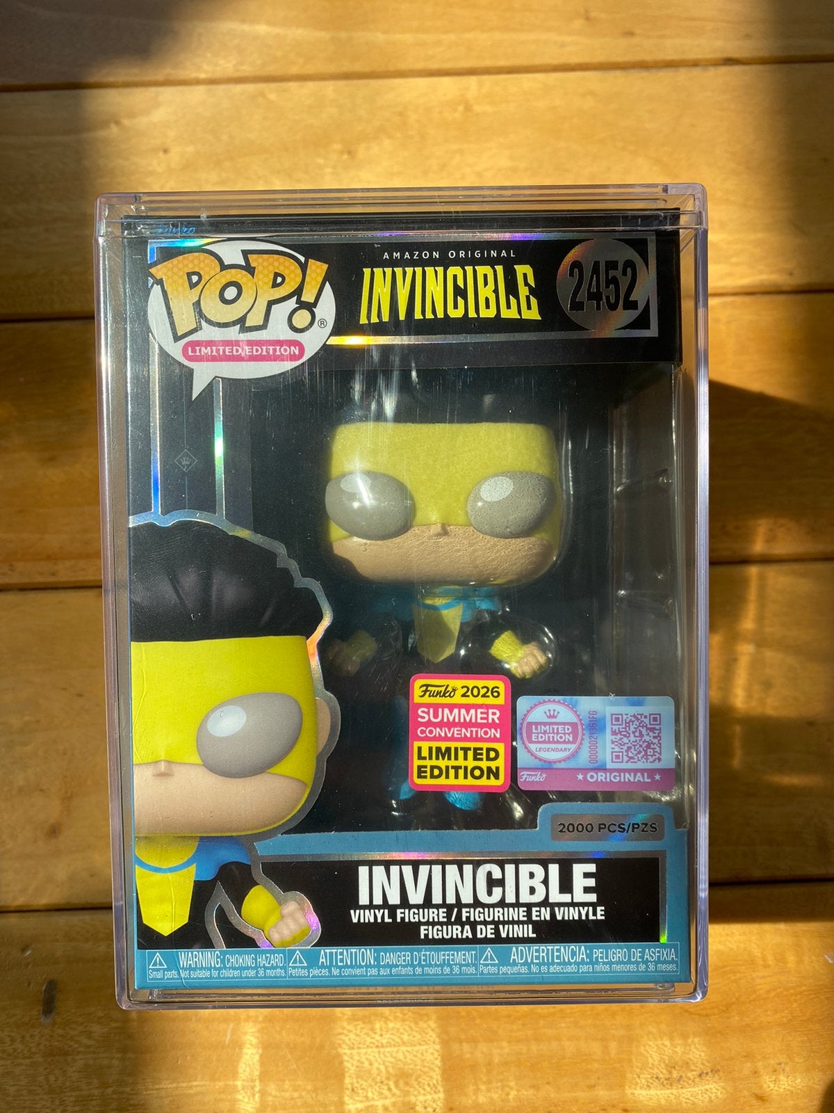 Funko Pop! Limited Edition Invincible 2026 SDCC Figure #2452, Collections, Enlèvement ou Envoi, Neuf, Humain