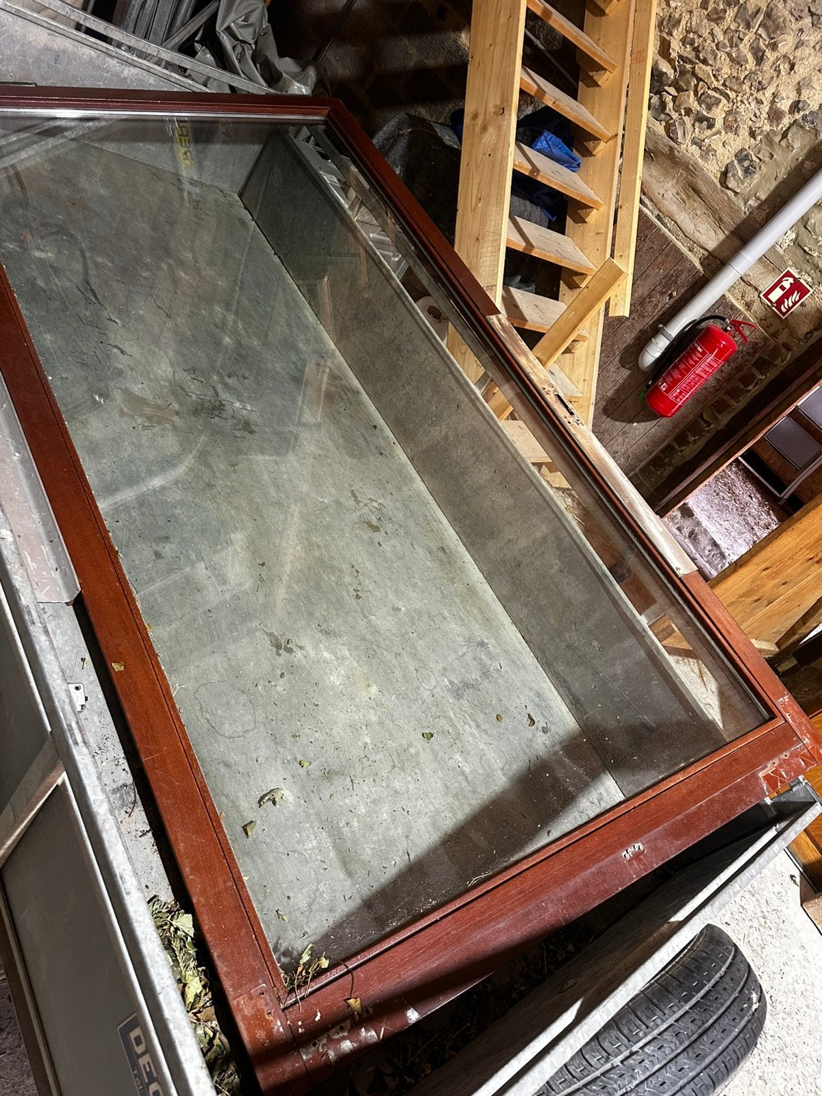 Très grande porte fenêtre, Bricolage & Construction, Vitres, Châssis & Fenêtres, Enlèvement, Utilisé