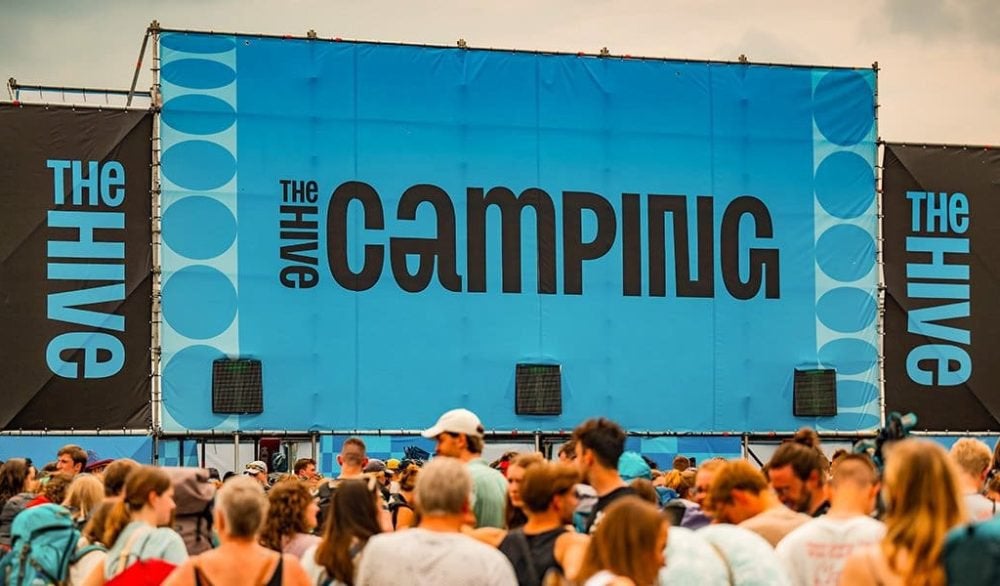 3x tickets camping the hive te koop