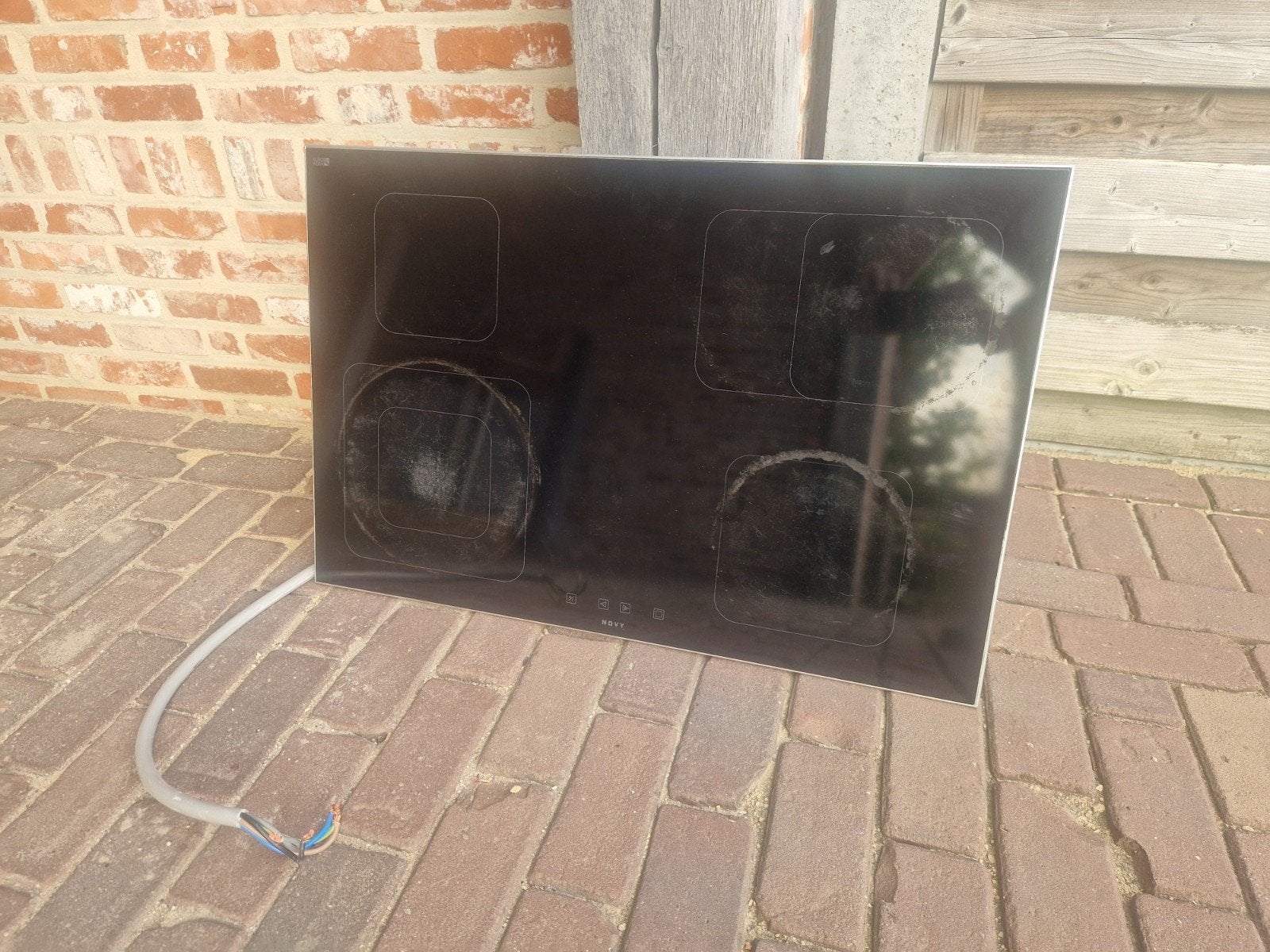 Keramische kookplaat Novy, Elektronische apparatuur, Ophalen, Gebruikt, Keramisch, 4 kookzones