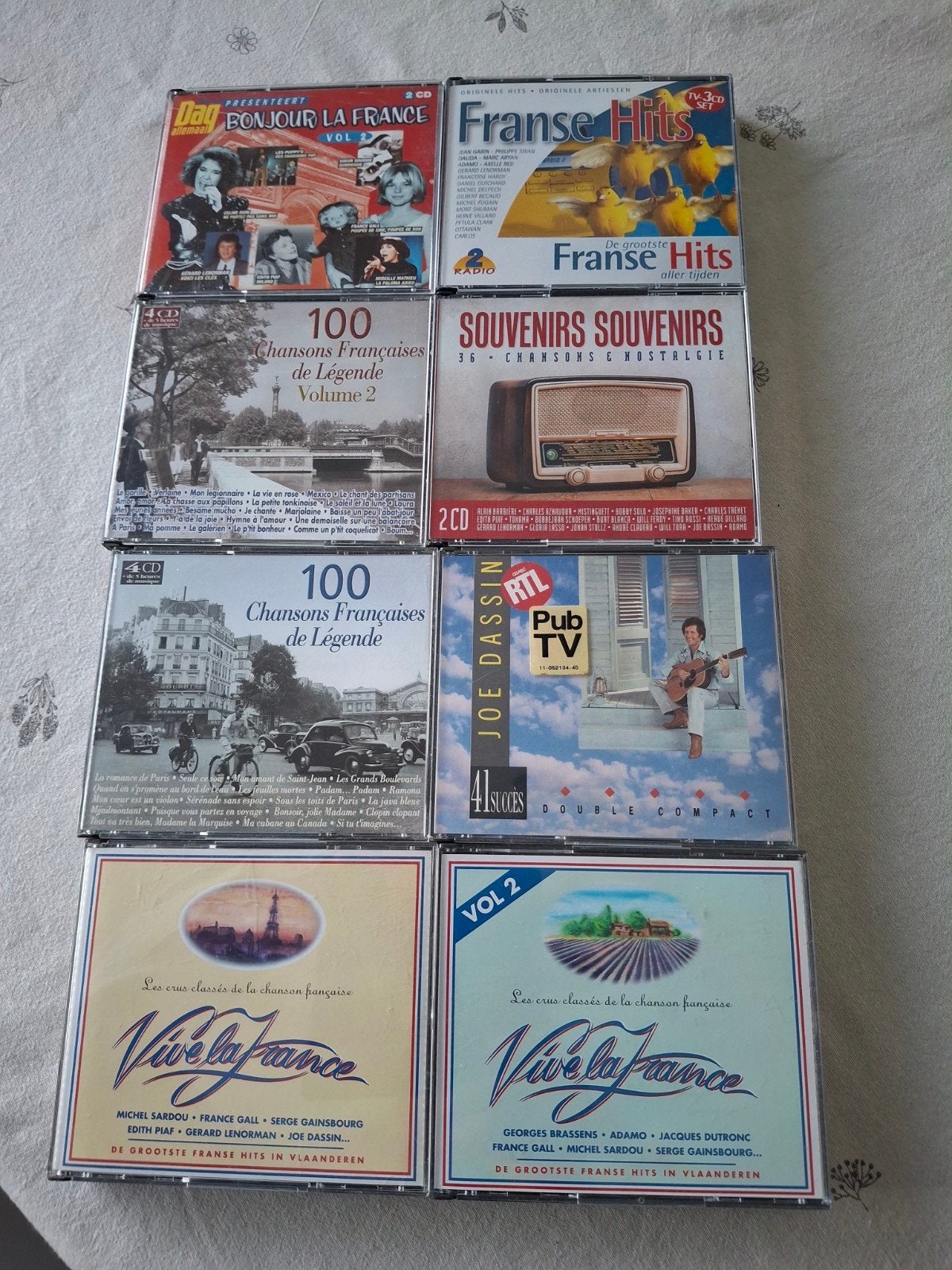 cd boxen  franse chansons, Cd's en Dvd's, Ophalen of Verzenden