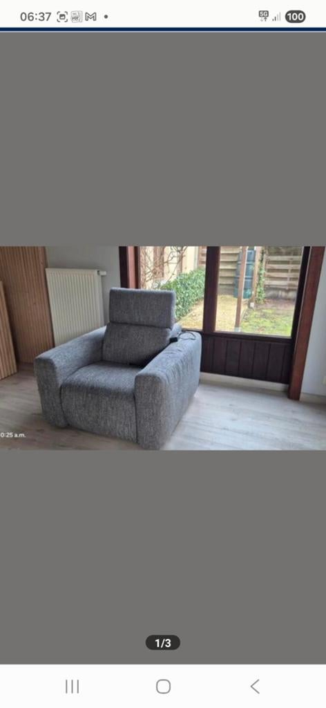 2 relaxzetel, Maison & Meubles, Canapés | Coins salons complets, Enlèvement, Tissus