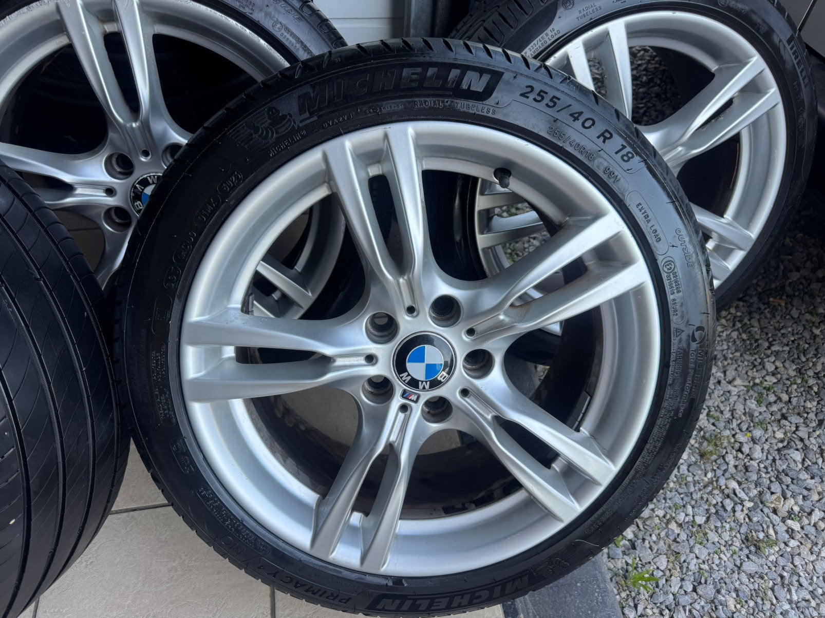 Bmw F30/F31 M Pack velgen - banden bijna nieuw, Ophalen, Band(en)