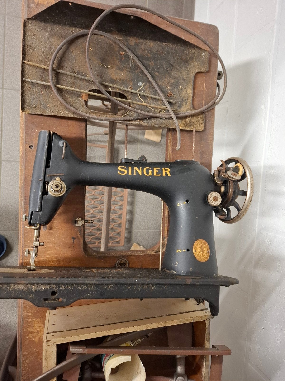 Singer naaimachine Gratis, Ophalen