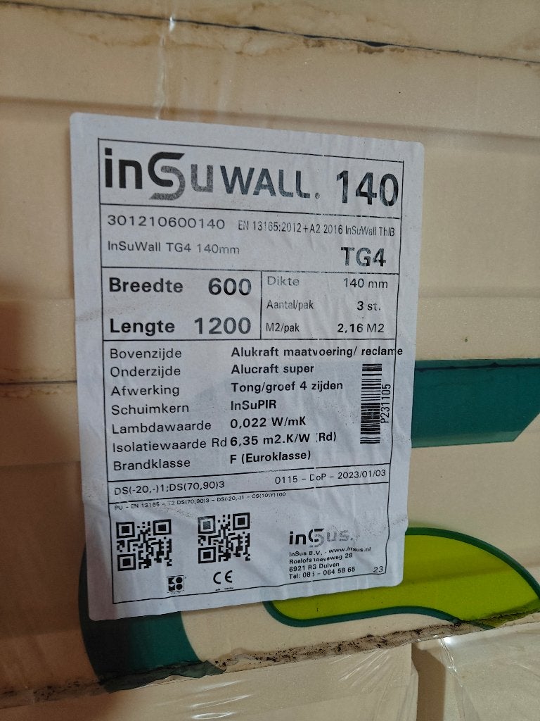 Pir platen 14cm, Ophalen, 10 tot 15 m², 12 cm of meer, Nieuw