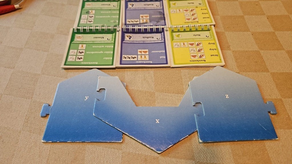 bordspel Catan Steden en Ridders 56 compleet z doos 999, Hobby en Vrije tijd, Gezelschapsspellen | Bordspellen, Vijf spelers of meer