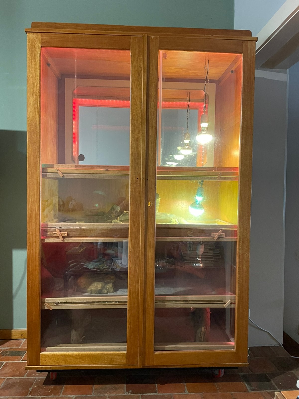 Terrarium kast, Animaux & Accessoires, Reptiles & Amphibiens | Accessoires, Enlèvement, Comme neuf